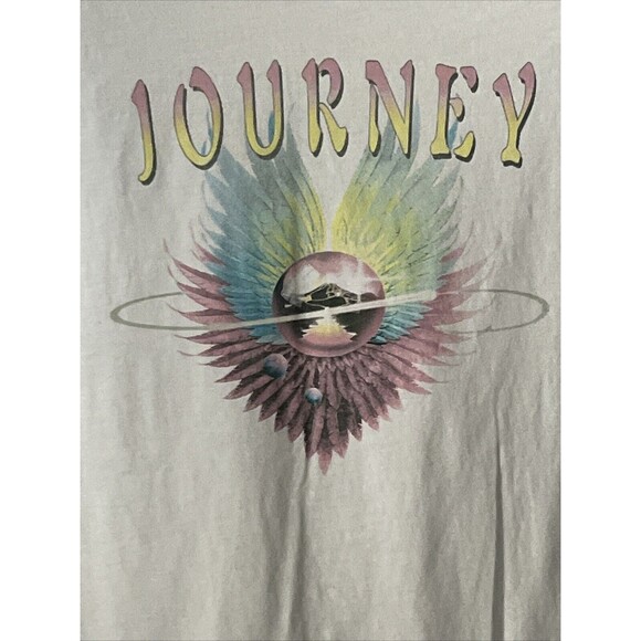 Journey Gray 1979 USA Tour Graphic Band Tee Short Sleeve Size L - Picture 4 of 7